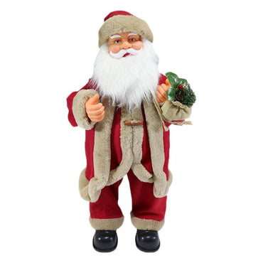 Christmas Musical Dancing Santa Claus Statue 60 cm / Q-972 - Karout Online -Karout Online Shopping In lebanon - Karout Express Delivery 