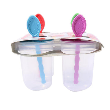 Bager Ice Lolly Mold for freezing plastic 4 Pcs - Karout Online -Karout Online Shopping In lebanon - Karout Express Delivery 