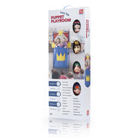 Show time 4 Pieces Large  Hand  Puppet  With  Plastic Theatre Playset