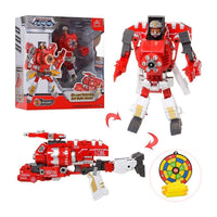 DIE-CAST Transformer soft bullet gun.