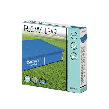 Shop Online Flowclear Bestway 58103 Rectangle COVER for Swimming Pool  2.24 x 1.54m - Karout Online Shopping In lebanon