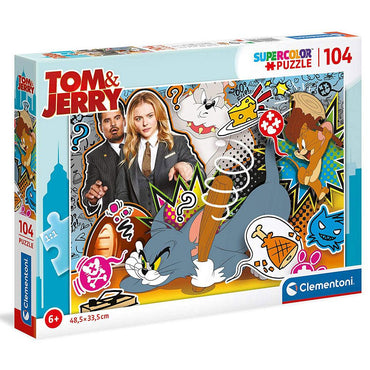 Clementoni Tom and Jerry 1 104 pcs  Puzzle - Karout Online -Karout Online Shopping In lebanon - Karout Express Delivery 
