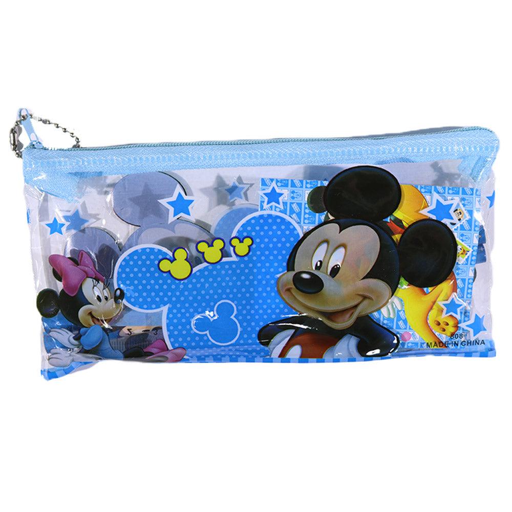 Characters Transparent Zipper Pencil Case / 533030 / H-315 - Karout Online -Karout Online Shopping In lebanon - Karout Express Delivery 