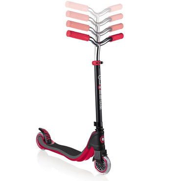 Globber Foldable Scooter Flow 125 Black Red - Karout Online -Karout Online Shopping In lebanon - Karout Express Delivery 