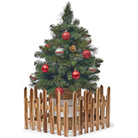 Christmas Outdoor Wood Fence 120 x 30 cm / C-253 - Karout Online -Karout Online Shopping In lebanon - Karout Express Delivery 