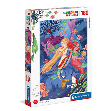 Clementoni Mermaids  180 pcs  Puzzle - Karout Online -Karout Online Shopping In lebanon - Karout Express Delivery 
