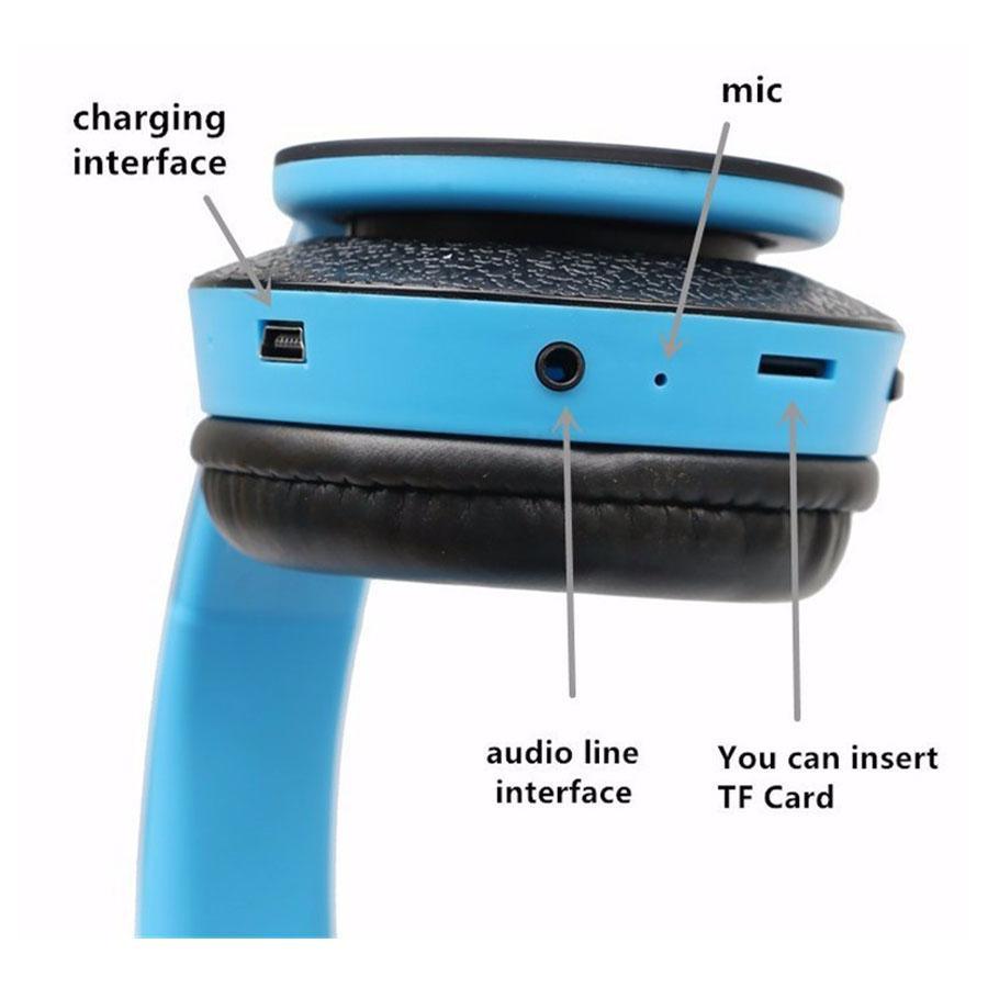 STN-12 wireless bluetooth headphone with Micro SD card slot FM.