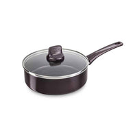 Tefal Dark Ruby Sautepan 24cm + Aluminum Lid / C4023212