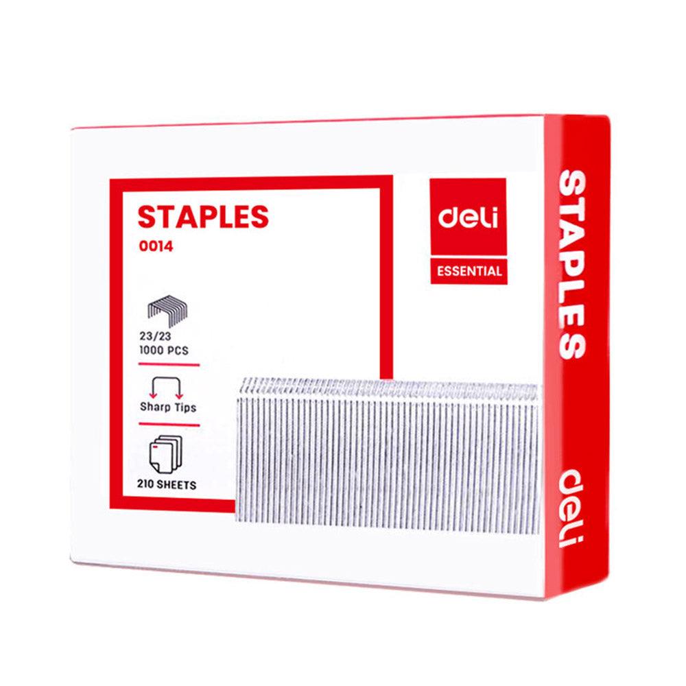 Deli E0014 Staples 23/13 1000 pcs - Karout Online -Karout Online Shopping In lebanon - Karout Express Delivery 