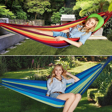 Shop Online Hammock Portable Camping Hanging Outdoor Swing 200 x 150 cm / 22FK004 - Karout Online Shopping In lebanon
