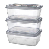 Titiz Plastik Aria Storage Box Set AP-9257/ 850ml - 28oz x3 - Karout Online -Karout Online Shopping In lebanon - Karout Express Delivery 