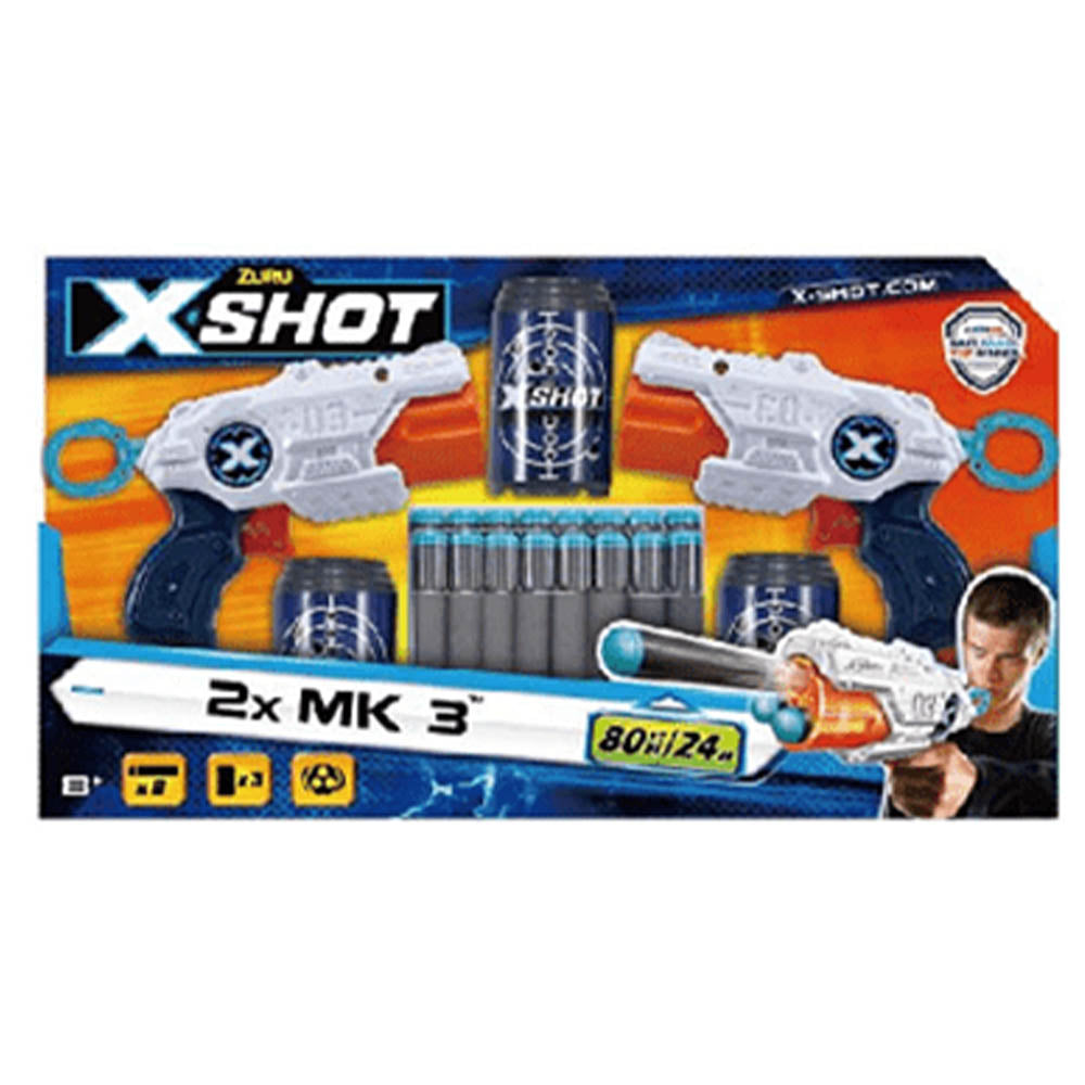 Zuru X Shot MK 3 Double Pack 2 Shooters