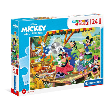 Clementoni Disney Mickey and friends 24 pcs Puzzle - Karout Online -Karout Online Shopping In lebanon - Karout Express Delivery 