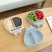 Dry Fruit Nut Bowl Snacks Storage Box Plate Phone Holder Stand Organizer / 8124 - Karout Online -Karout Online Shopping In lebanon - Karout Express Delivery 