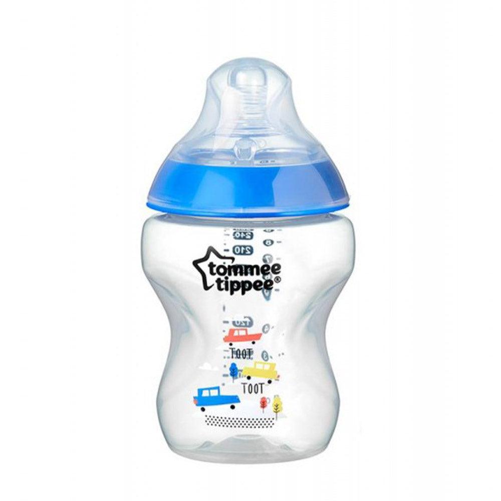 Tommee Tippee – Closer To Nature Feeding Bottle Blue – 260ml / 225016 - Karout Online -Karout Online Shopping In lebanon - Karout Express Delivery 