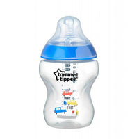 Tommee Tippee – Closer To Nature Feeding Bottle Blue – 260ml / 225016 - Karout Online -Karout Online Shopping In lebanon - Karout Express Delivery 