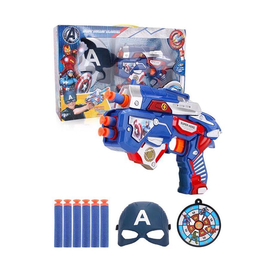 Captain America Soft Bullet Gun & Mask.
