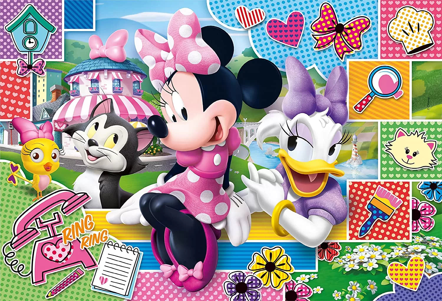 Clementoni Minnie Happy Helpers Super color Puzzle - Karout Online -Karout Online Shopping In lebanon - Karout Express Delivery 