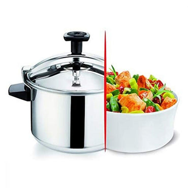 Tefal Pressure Cooker Authentic Stainless Steel 8 L / P0531134 - Karout Online -Karout Online Shopping In lebanon - Karout Express Delivery 