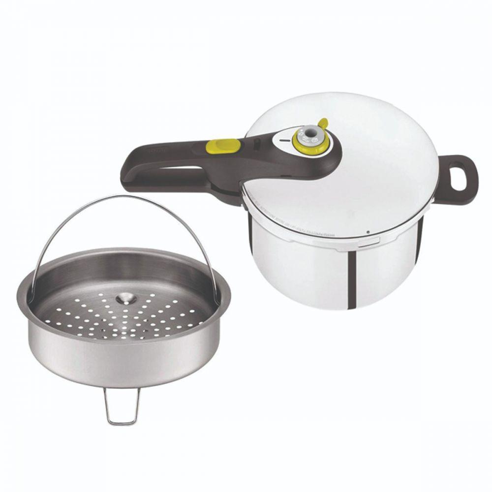 Tefal Secure Neo Stainless Steel  Cooker 7 L / P2530842 - Karout Online -Karout Online Shopping In lebanon - Karout Express Delivery 