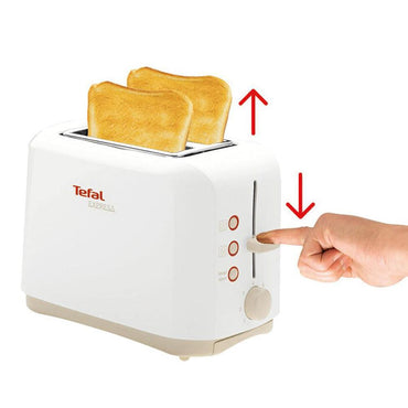 Tefal Toaster Express Two Slots, 850W, White / TT357170 - Karout Online -Karout Online Shopping In lebanon - Karout Express Delivery 