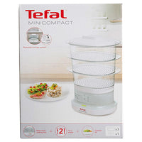Tefal Steam Cooker Compact 3 Bowls /  VC130130 - Karout Online -Karout Online Shopping In lebanon - Karout Express Delivery 