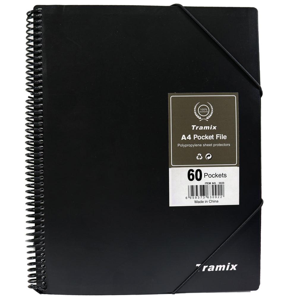 Tramix A4 Pocket File 60 Pockets / 3060 / P-286 - Karout Online -Karout Online Shopping In lebanon - Karout Express Delivery 