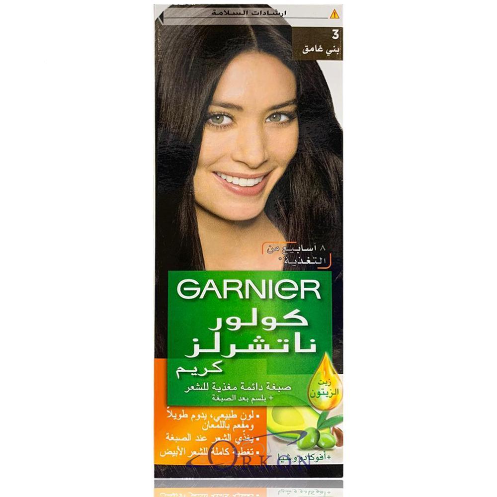 Garnier Hair Color Naturals #3 Dark Brown.