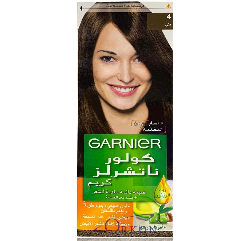GARNIER Nourishing Permanent Hair Color With Conditioner Brown 4.