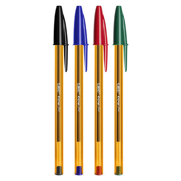 Bic Cristal Fine Ballpoint Pen / 4 Colors - Karout Online -Karout Online Shopping In lebanon - Karout Express Delivery 