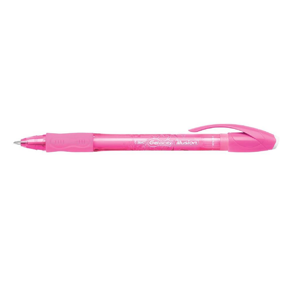 Bic Gel-ocity Erasable Gel Pen - Pink.