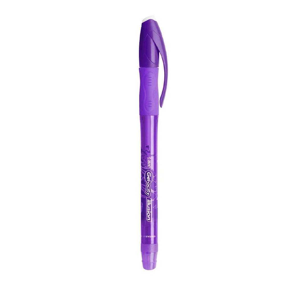 Bic Gel-ocity Erasable Gel Pen Purple.