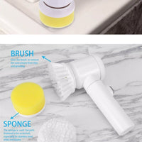 (Net) 5 In 1 Multifunctional Electric Magic Cleaning Brush / 100988 / KC23-270 / KN-295 / KQ367-1