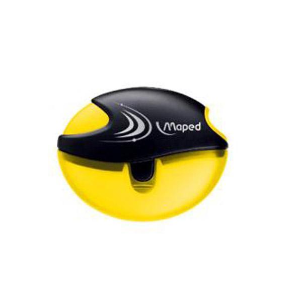 Maped 503700 One Hole Galactic Pencil Sharpener Yellow Stationery