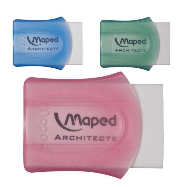 Maped 511010-Architect Eraser Assorted Colors Stationery