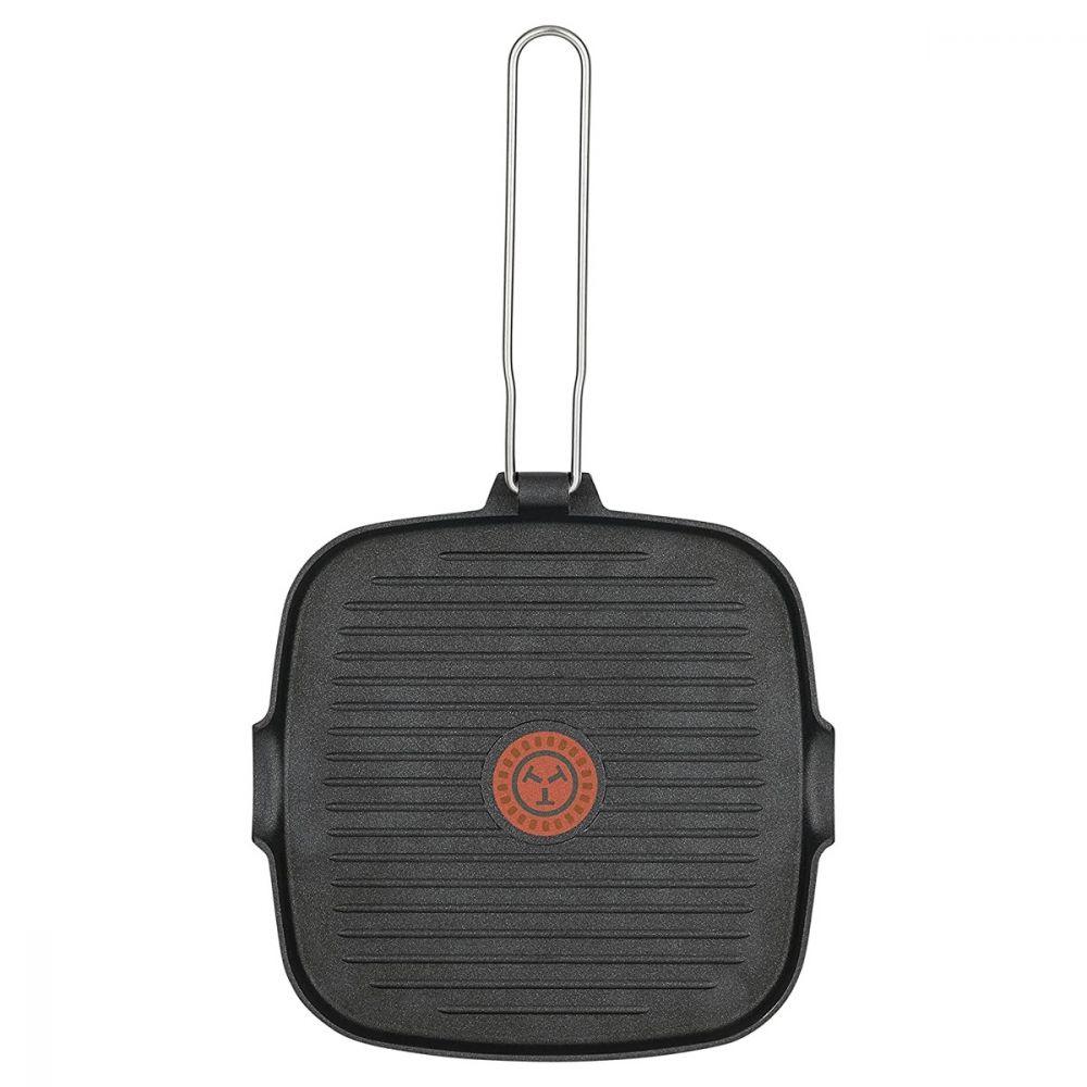 Tefal Ideal Grill pan 24 x 24cm / A2413512 - Karout Online -Karout Online Shopping In lebanon - Karout Express Delivery 