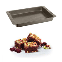 Tefal Easy Grip Gold Square Cake 20 cm / J1625244 - Karout Online -Karout Online Shopping In lebanon - Karout Express Delivery 