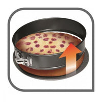 Tefal Easy Grip Gold Springform 25 cm / J1626245 - Karout Online -Karout Online Shopping In lebanon - Karout Express Delivery 