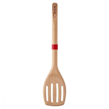 Tefal Ingenio Wood Slotted Spatula / K2303314 - Karout Online -Karout Online Shopping In lebanon - Karout Express Delivery 
