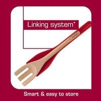 Tefal Ingenio Wood Salad Fork / K2305714 - Karout Online -Karout Online Shopping In lebanon - Karout Express Delivery 