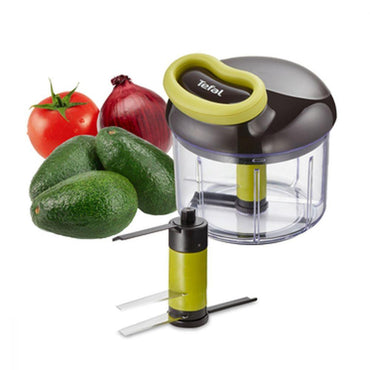 Tefal 5 Second Manual Chopper 900 ml + Free 1 Puree Blade / K1320404 - Karout Online -Karout Online Shopping In lebanon - Karout Express Delivery 