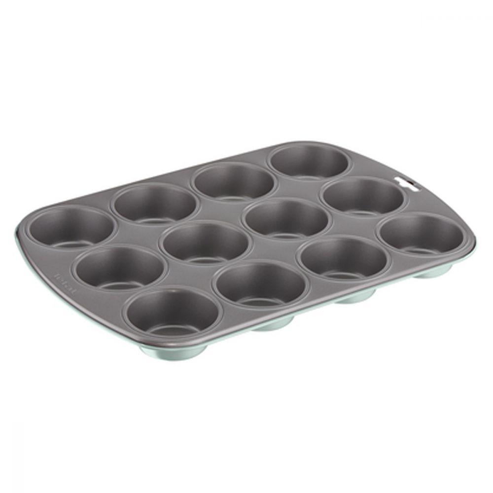 Tefal Color Edition Muffins x 12 Blue / J1675014 - Karout Online -Karout Online Shopping In lebanon - Karout Express Delivery 