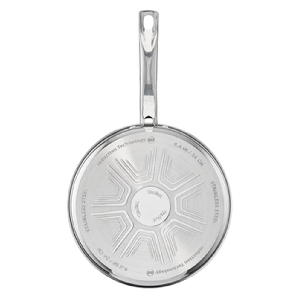 Tefal Intuition Non Coated Sautepan 24cm + Lid / B9113214 - Karout Online -Karout Online Shopping In lebanon - Karout Express Delivery 
