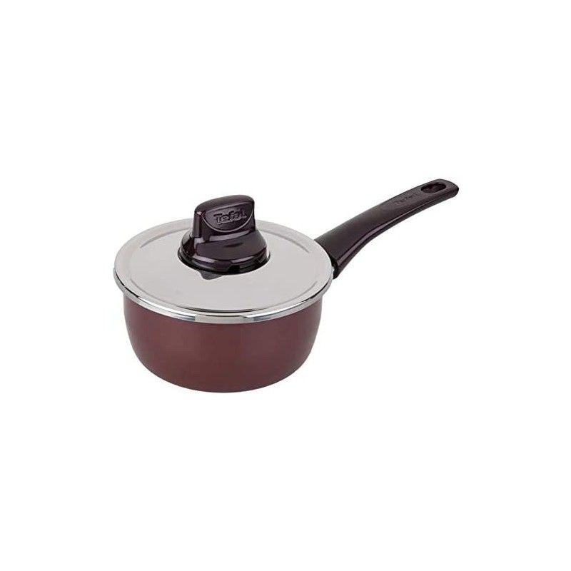 Tefal Pleasure Saucepan 16cm + Stainless Steel Lid / D5022262 - Karout Online -Karout Online Shopping In lebanon - Karout Express Delivery 
