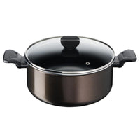 Tefal Easy Cook And Clean Stewpot 24cm + Glass Lid / B5544602 - Karout Online -Karout Online Shopping In lebanon - Karout Express Delivery 