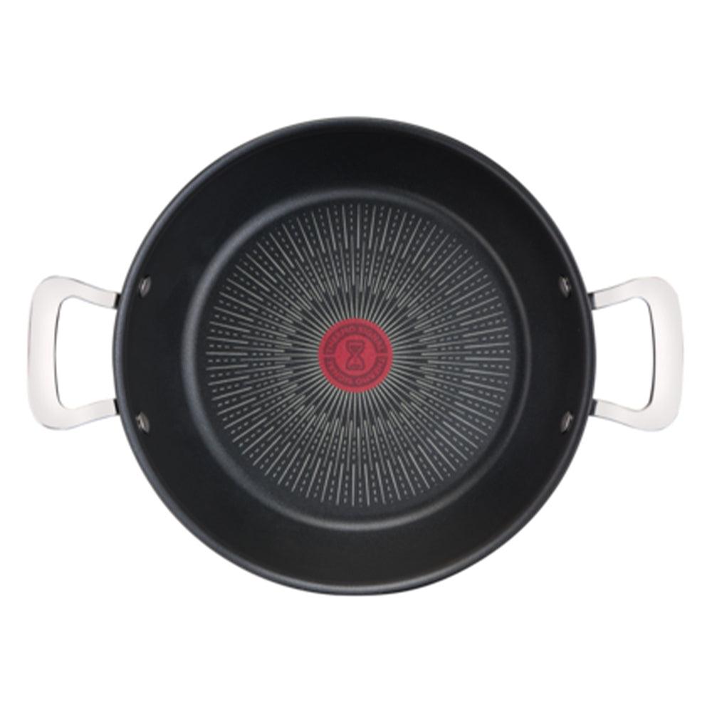 Tefal Unlimited Shallow Pan 26 cm With Glass Lid / G2557102 - Karout Online -Karout Online Shopping In lebanon - Karout Express Delivery 
