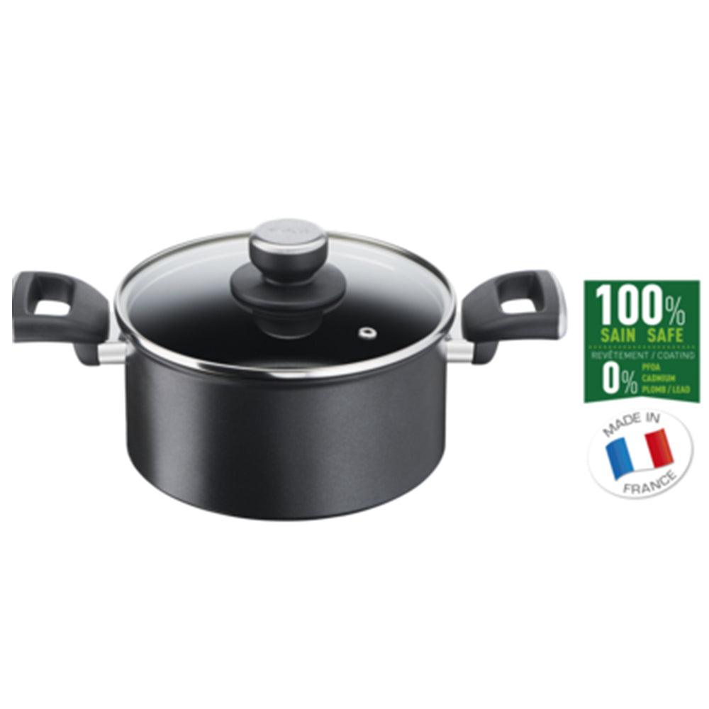 Tefal Unlimited Stewpot 20cm With Glass Lid / G2554422 - Karout Online -Karout Online Shopping In lebanon - Karout Express Delivery 