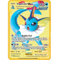 Pokemon Metal Golden Vmax Cards - Karout Online -Karout Online Shopping In lebanon - Karout Express Delivery 