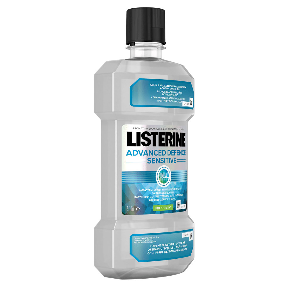 Listerine  Advanced Defense Sensitive Mouthwash 500 ml.