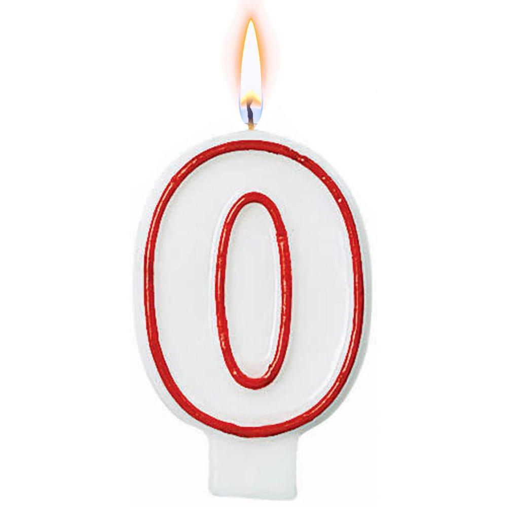 Birthday Numbers Candle / I-116 0 Red Birthday & Party Supplies